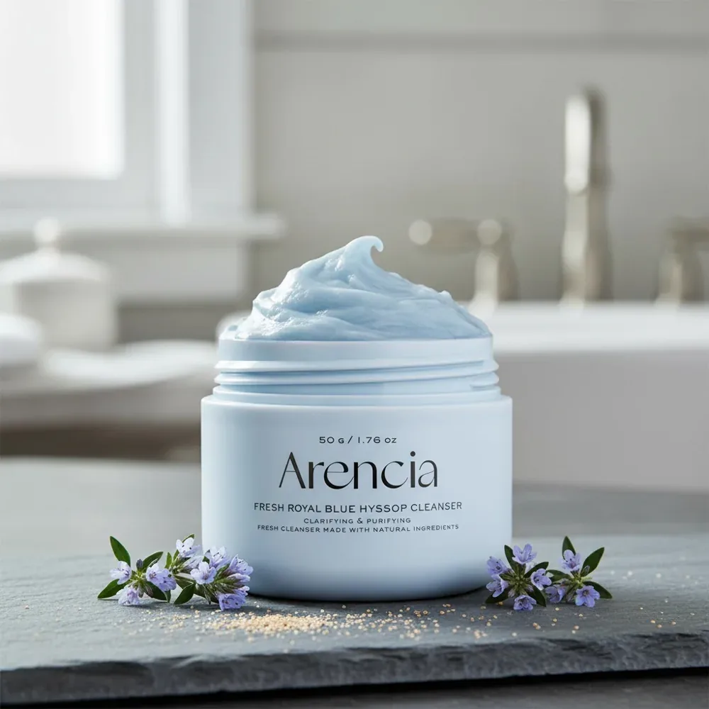 Arencia Fresh Blue Hyssop Rice Mochi Cleanser 50 g