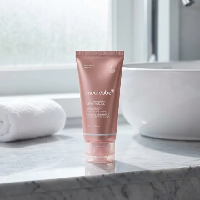 Medicube mascarilla facial de colágeno peel off nocturna