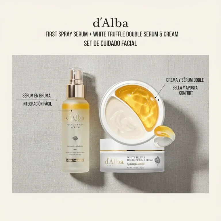 d’Alba First Spray Serum + Double Serum & Cream