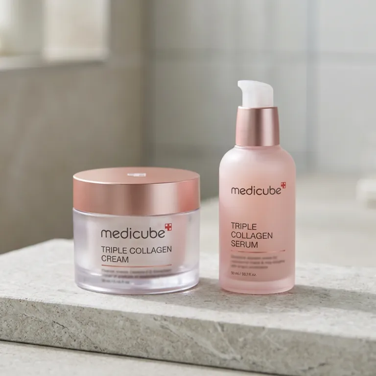 Medicube Triple Collagen: dúo de crema y sérum