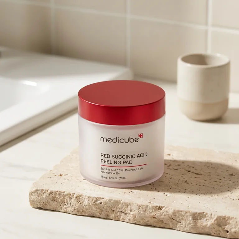 Medicube Red Succinic Acid Panthenol Peeling Pads (70 discos)