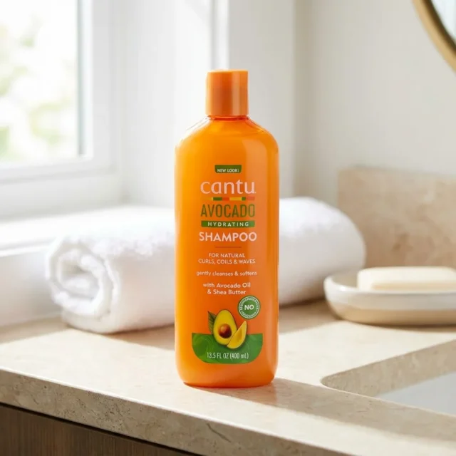 Cantu Avocado Hydrating Shampoo, pack de 2 × 400 ml